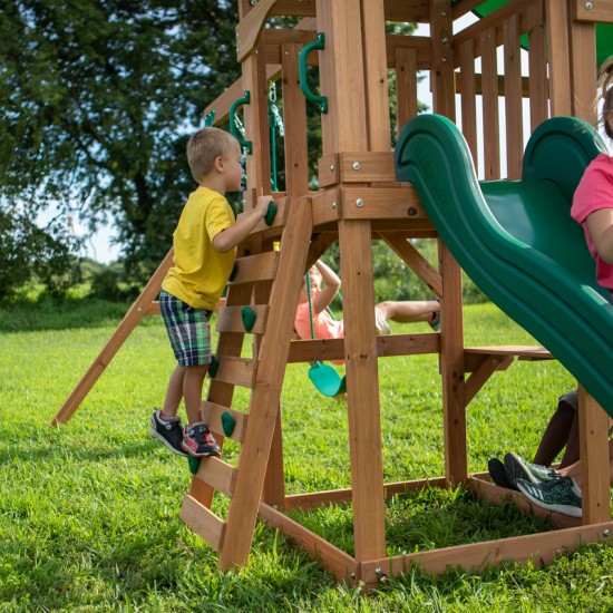 Belmont Play Tower with Swings and Slide Belmont Play Tower with Swings and Slide